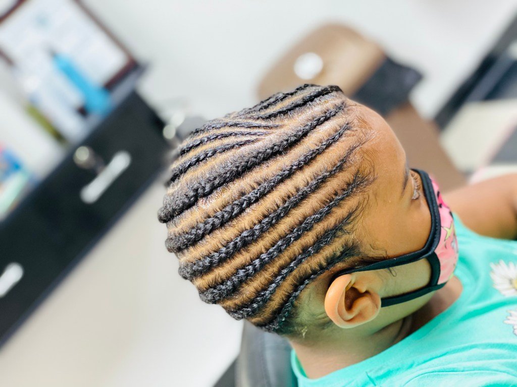 Beautiful braiding work at Aliza African Hair Braiding